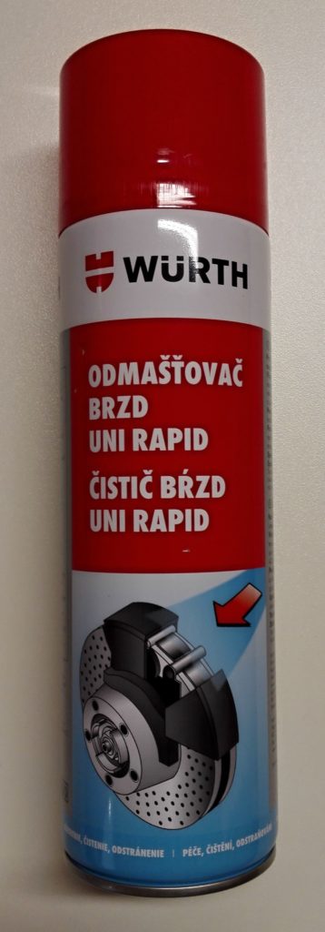 Čistič brzd ve spreji 500ml WURTH